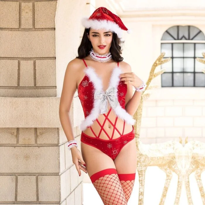 eroticheskiy kostum christmas girl 6832 s m 99390917181910
