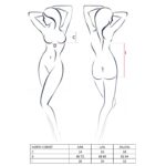 Корсет з відкритими грудьми NORTH CORSET black S/M - Passion Exclusive, пажі, трусики, шнурівка - Зображення 7