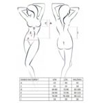 Корсет з відкритими грудьми DIABOLINA CORSET black S/M - Passion, пажі, трусики, напівпрозорий - Зображення 5