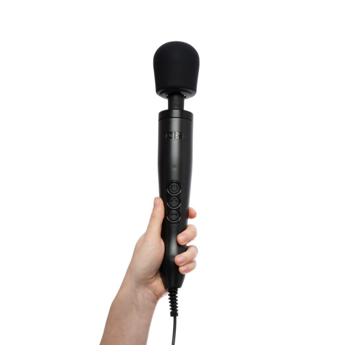 Вібромасажер DOXY Original Black, дуже потужний, живлення 220В - Зображення 2