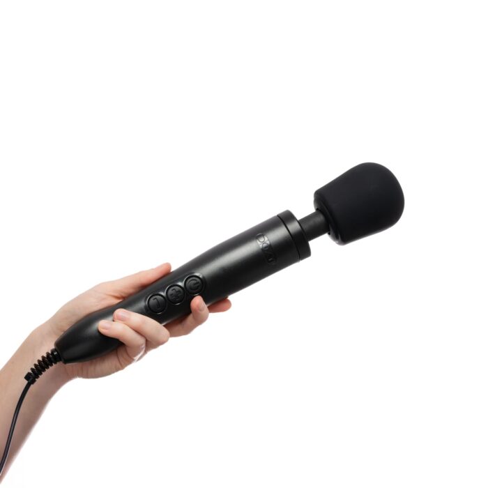 Вібромасажер DOXY Original Black, дуже потужний, живлення 220В - Зображення 3