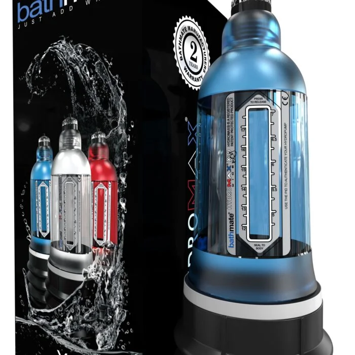 Гідропомпа Bathmate Hydromax 7 WideBoy Blue (X30) для члена довжиною від 12,5 до 18 см, діаметр до 5 - Зображення 6