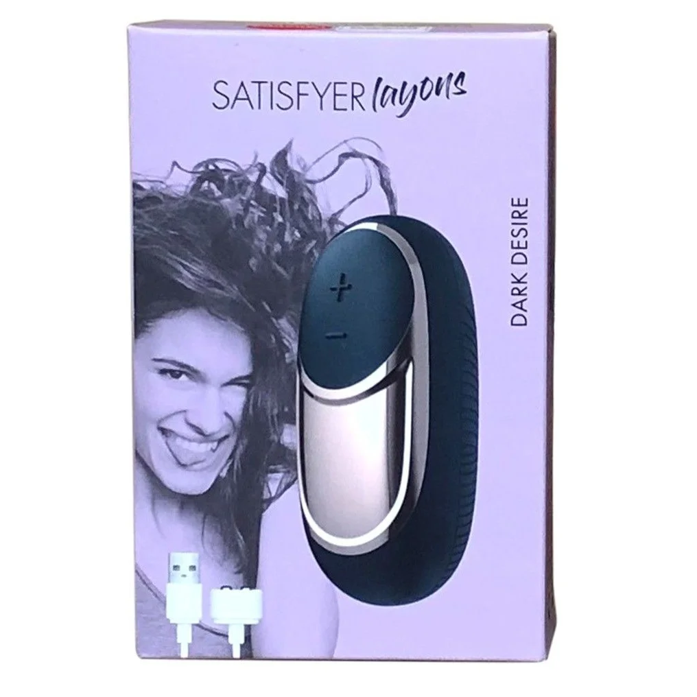 Потужний вібратор Satisfyer Lay-On - Dark Desire, водонепроникний, 15 режимів роботи - Зображення 2