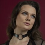 Чокер з кільцем Feral Feelings – O-Ring Collar чорний, натуральна шкіра