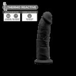 Фалоімітатор SilexD Robby Black (MODEL 2 size 6in), двошаровий, силікон + Silexpan, діаметр 3,5см - Зображення 3