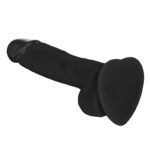 Реалістичний фалоімітатор Strap-On-Me SOFT REALISTIC DILDO Black - Size M - Зображення 2