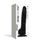 Реалістичний фалоімітатор Strap-On-Me SOFT REALISTIC DILDO Black - Size L - Зображення 3