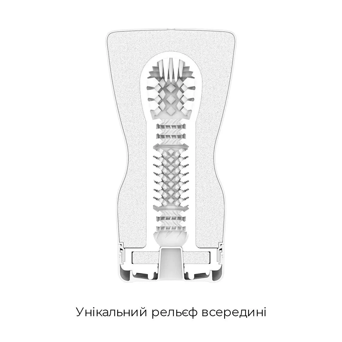 Мастурбатор Tenga Squeeze Tube Cup (м’яка подушечка) STRONG стискається - Зображення 3