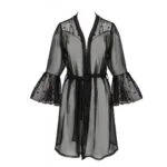 Повітряний пеньюар LOVELIA PEIGNOIR black XXL/XXXL - Passion - Зображення 5