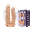 Фалоімітатор подвійний з вібрацією SilexD Double Gusto Flesh Motor (Model 1 size 8" & 7"), двошарови - Зображення 2