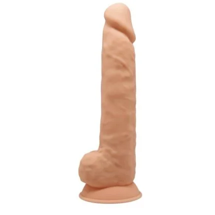 Фалоімітатор реалістичний SilexD Arnold Flesh (MODEL 5 size 10in), двошаровий, силікон+Silexpan, діа