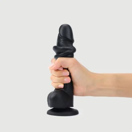 Strap-On-Me Sliding Skin Realistic Dildo Black
