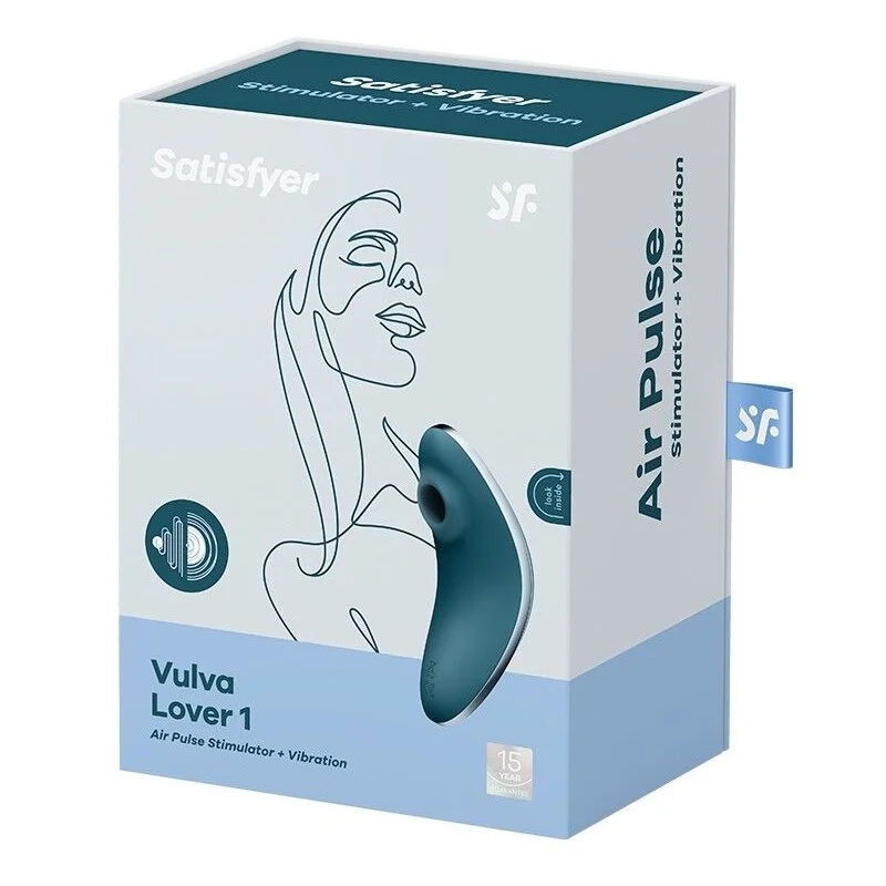 so6713-36570236527777 Вакуумний вібратор Satisfyer Vulva Lover 1 Blue - Зображення 3