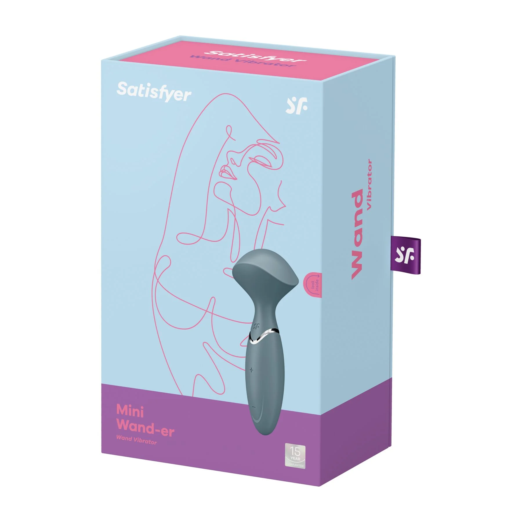 so7793-83050611903967 Вібромасажер Satisfyer Mini Wand-er Grey - Зображення 7