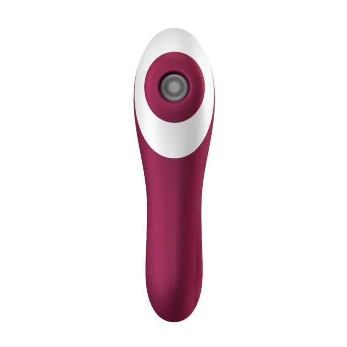 vakuumnyy klitoralnyy stimulyator satisfyer dual crush wine red 63539766195990