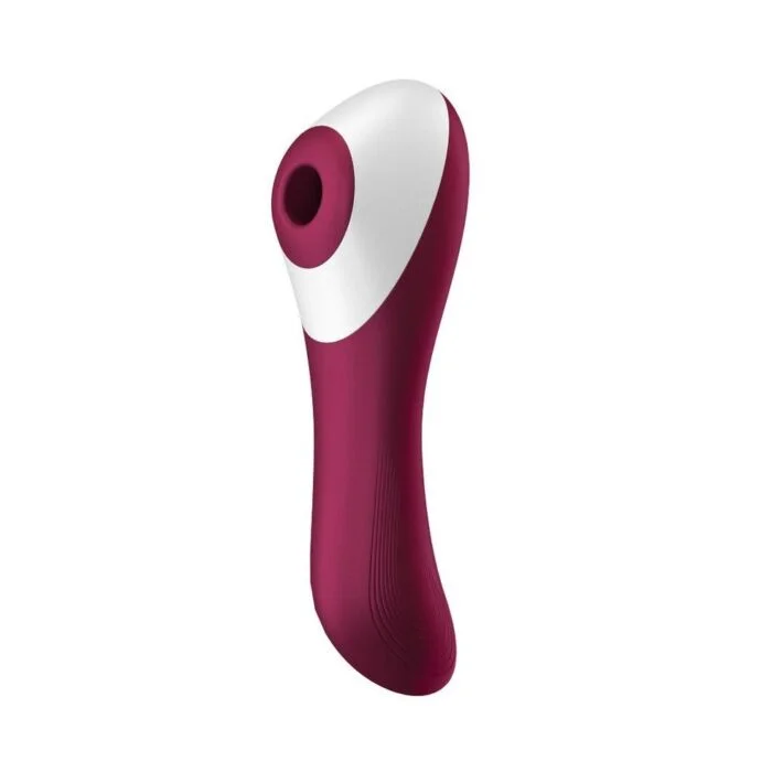 Satisfyer Dual Crush Wine Red