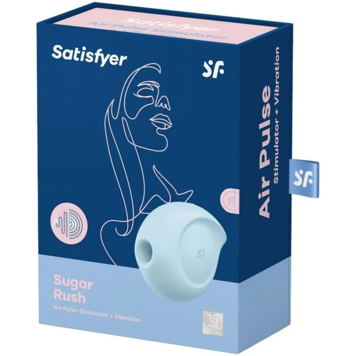 vakuumnyy klitoralnyy stimulyator satisfyer sugar rush blue 78211496300451
