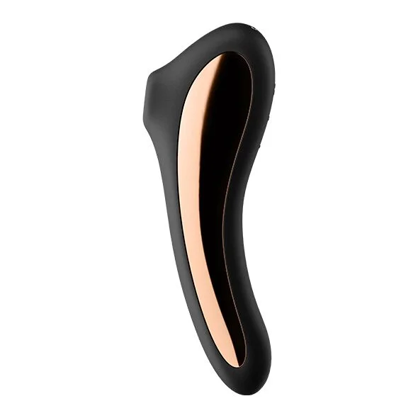 Вакуумний стимулятор з вібрацією Satisfyer Dual Kiss Black - Зображення 2