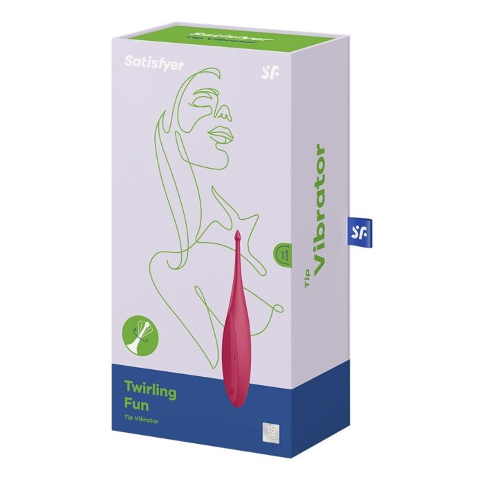 vibrator dlya klitora twirling fun poppy red 91267304601876