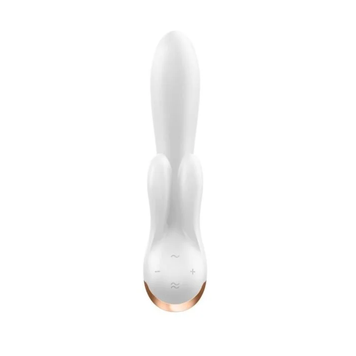 vibrator krolik satisfyer double flex white 35424897040047