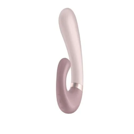 Смарт вібратор кролик із підігрівом Satisfyer Heat Wave Mauve