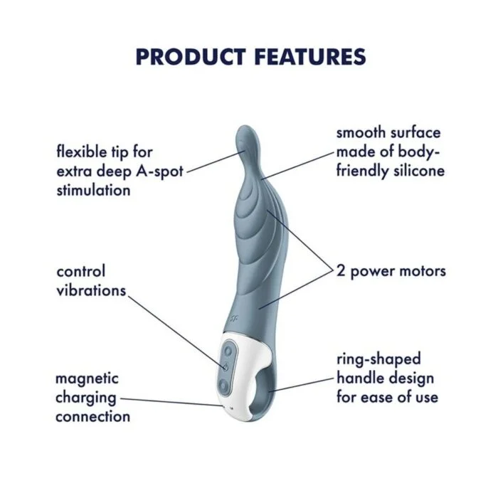 vibrator satisfyer a mazing 2 grey 13401488627954