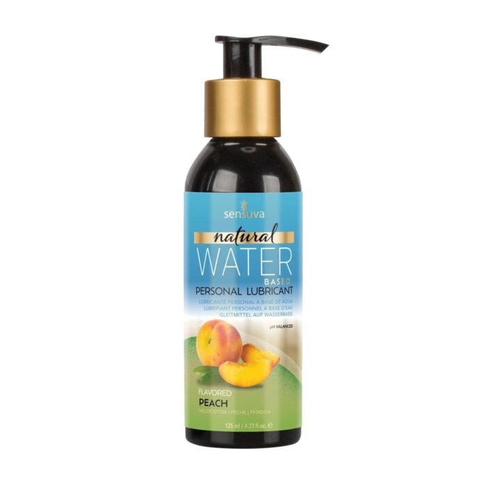 Змазка на водній основі Sensuva Natural Water-Based Peach (125мл) без гліцерину та парабенів - Зображення 1
