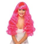 Рожева перука Leg Avenue Neon Star Long Wavy Wig Pink
