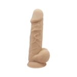 Фалоімітатор з вібрацією SilexD Norman Vibro Flesh (Model 1 size 8,5") + LRS - Зображення 3