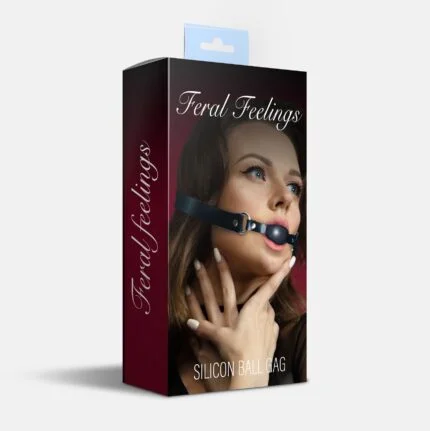 Кляп силіконовий Feral Feelings Silicon Ball Gag Black/Black