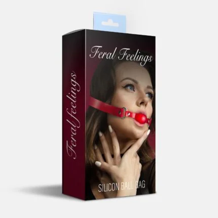 Кляп силіконовий Feral Feelings Silicon Ball Gag Red/Red