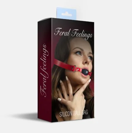Кляп силіконовий Feral Feelings Silicon Ball Gag Red/Black