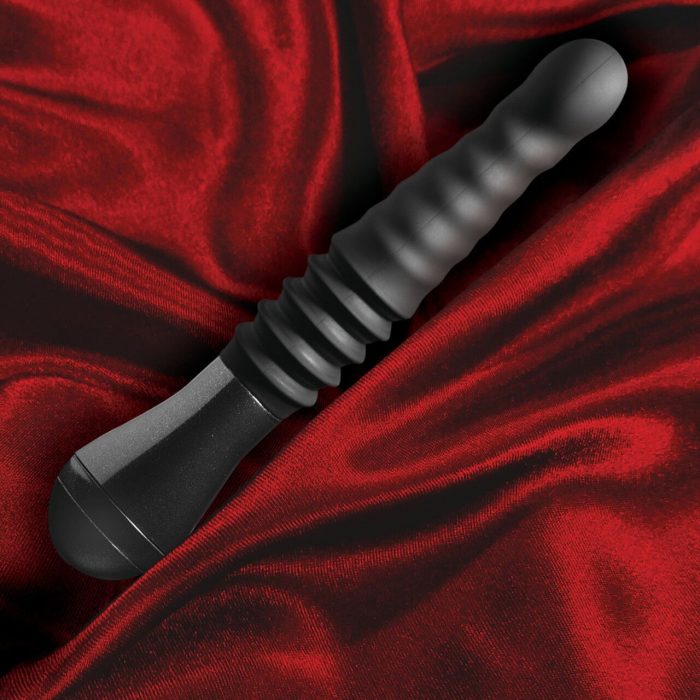 Temptasia by Blush - Lazarus Thrusting Dildo - Black