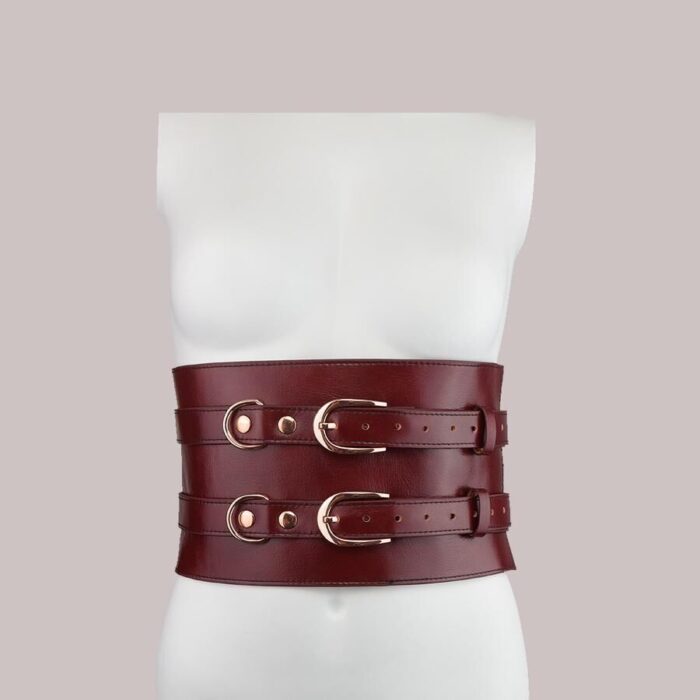 Liebe Seele Wine Red Waist Cuff L Size