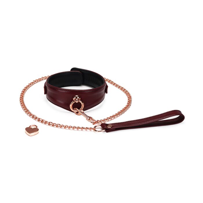 Liebe Seele Wine Red Curved Collar