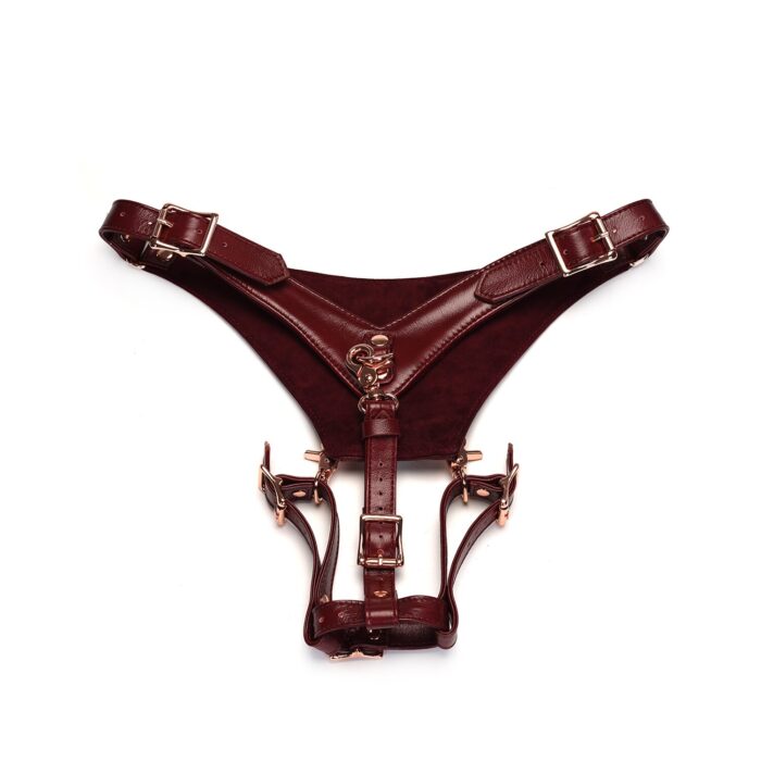Liebe Seele Wine Red Forced Orgasm Strop