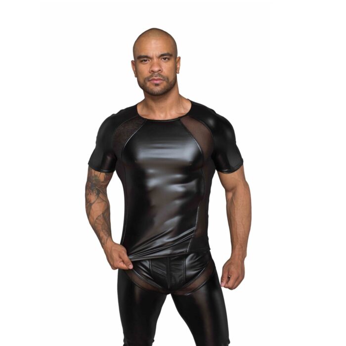 Noir Handmade H056 Men's T-shirt made of powerwetlook - XXL