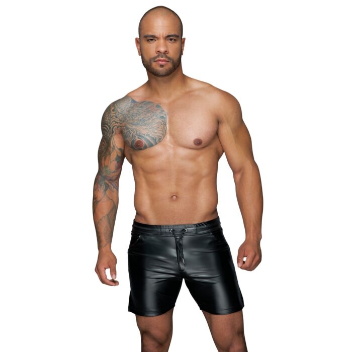 Noir Handmade H061 Powerwetlook shorts - M