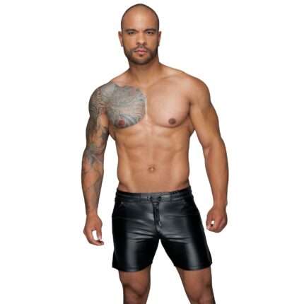 Noir Handmade H061 Powerwetlook shorts - XXL