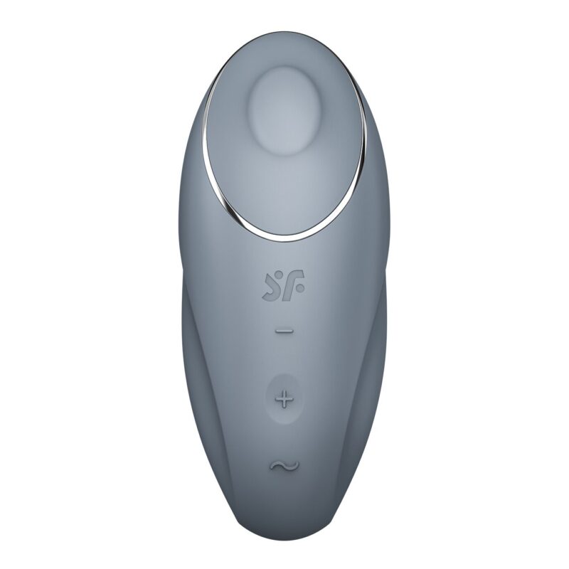 Mr. VOVK Sex Shop — купити в магазині Mr. VOVK Вібростимулятор-пульсатор Satisfyer Tap & Climax 1 Bluegrey, ефект постукування пальцем, 2 мотори