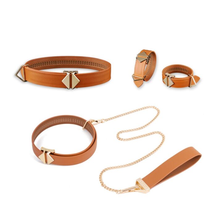 LOCKINK Mysterious Square Kink Bag - Brown