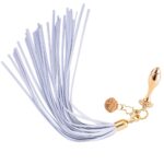 LOCKINK SEVANDA White Pony-Tail Anal Rose-shape Plug