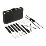 Bedroom Fantasies: Bondage Suitcase 13 Pcs - Cow Leather