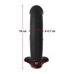Фалоімітатор Fun Factory THE BOSS STUB, чорний, реалістична текстура, довжина 17,9 см, діаметр 4,1см - Зображення 5