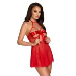 Kissable Sexy Kiss Babydoll Red S/M