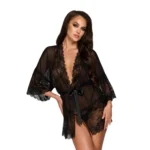 Kissable Midnight Kiss Negligee L/XL