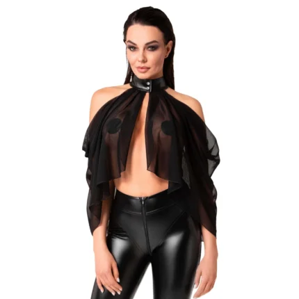 Noir Handmade F349 Tulle bolero