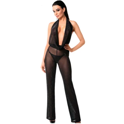 Noir Handmade F350 Shiny tulle overall - L