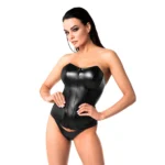 Noir Handmade F334 Powerwetlook corset - 4XL