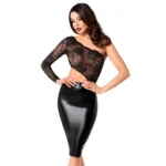 Noir Handmade F339 Assymetrical dress - M